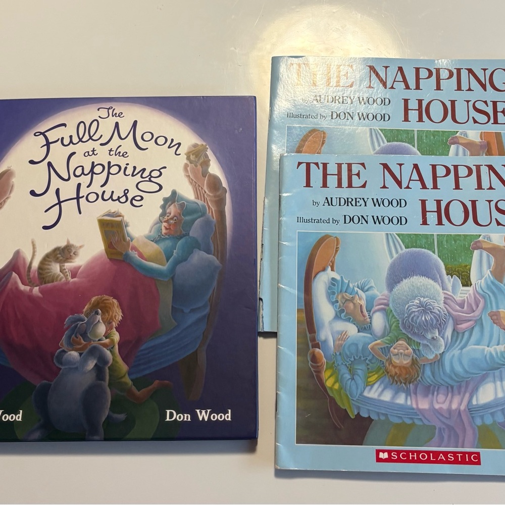 The Napping House  and Full moon at the napping house Book Set